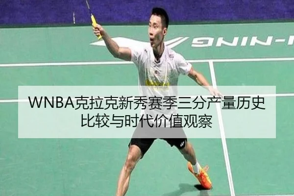 WNBA克拉克新秀赛季三分产量历史比较与时代价值观察